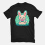 Summer Watermelon Bunny-Womens-Basic-Tee-TechraNova