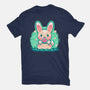 Summer Watermelon Bunny-Womens-Basic-Tee-TechraNova