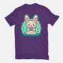 Summer Watermelon Bunny-Youth-Basic-Tee-TechraNova