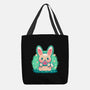 Summer Watermelon Bunny-None-Basic Tote-Bag-TechraNova