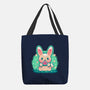 Summer Watermelon Bunny-None-Basic Tote-Bag-TechraNova