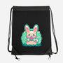 Summer Watermelon Bunny-None-Drawstring-Bag-TechraNova