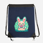 Summer Watermelon Bunny-None-Drawstring-Bag-TechraNova