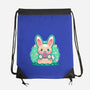 Summer Watermelon Bunny-None-Drawstring-Bag-TechraNova