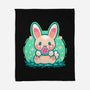Summer Watermelon Bunny-None-Fleece-Blanket-TechraNova