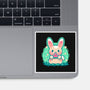 Summer Watermelon Bunny-None-Glossy-Sticker-TechraNova