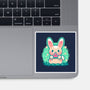 Summer Watermelon Bunny-None-Glossy-Sticker-TechraNova