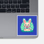 Summer Watermelon Bunny-None-Glossy-Sticker-TechraNova