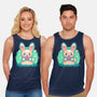 Summer Watermelon Bunny-Unisex-Basic-Tank-TechraNova
