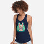 Summer Watermelon Bunny-Womens-Racerback-Tank-TechraNova