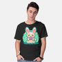 Summer Watermelon Bunny-Mens-Basic-Tee-TechraNova