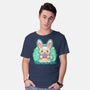 Summer Watermelon Bunny-Mens-Basic-Tee-TechraNova