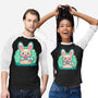 Summer Watermelon Bunny-Unisex-Baseball-Tee-TechraNova
