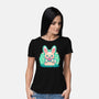 Summer Watermelon Bunny-Womens-Basic-Tee-TechraNova