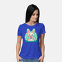 Summer Watermelon Bunny-Womens-Basic-Tee-TechraNova