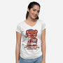 Next Week Has Been Exhausting-Womens-V-Neck-Tee-TechraNova