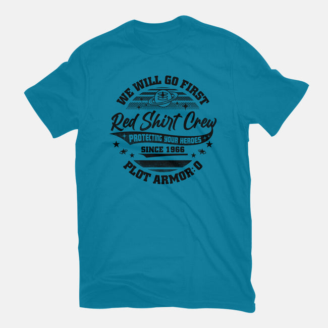 Red Shirt Crew-Unisex-Basic-Tee-rocketman_art