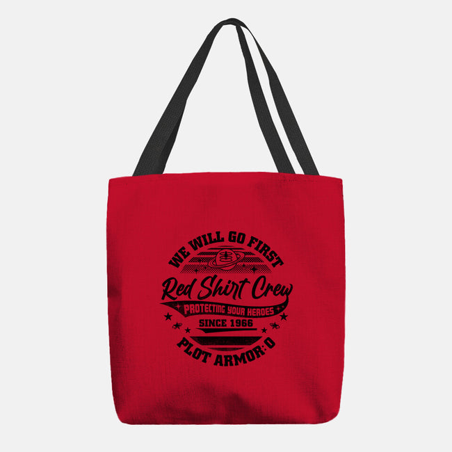 Red Shirt Crew-None-Basic Tote-Bag-rocketman_art