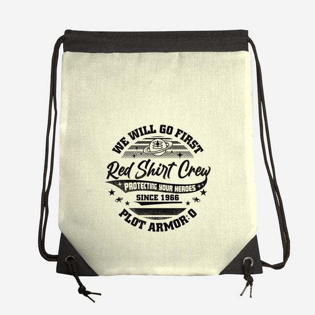 Red Shirt Crew-None-Drawstring-Bag-rocketman_art