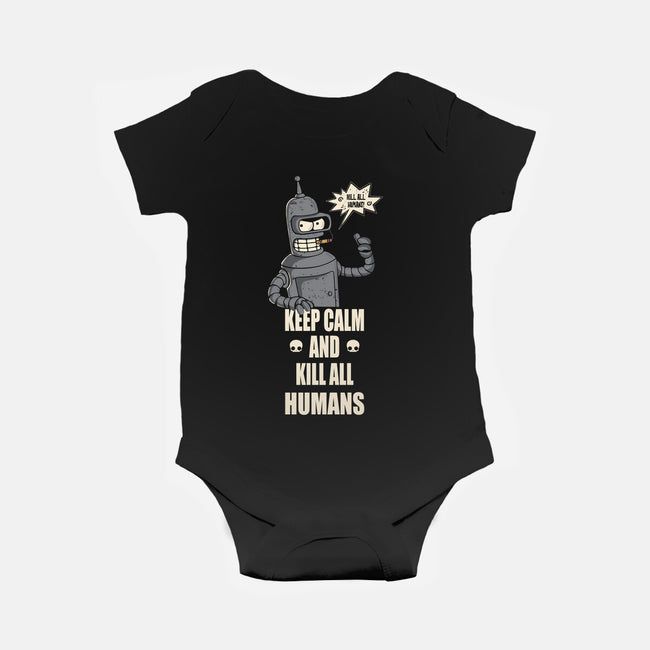 Calm And Kill-Baby-Basic-Onesie-turborat14