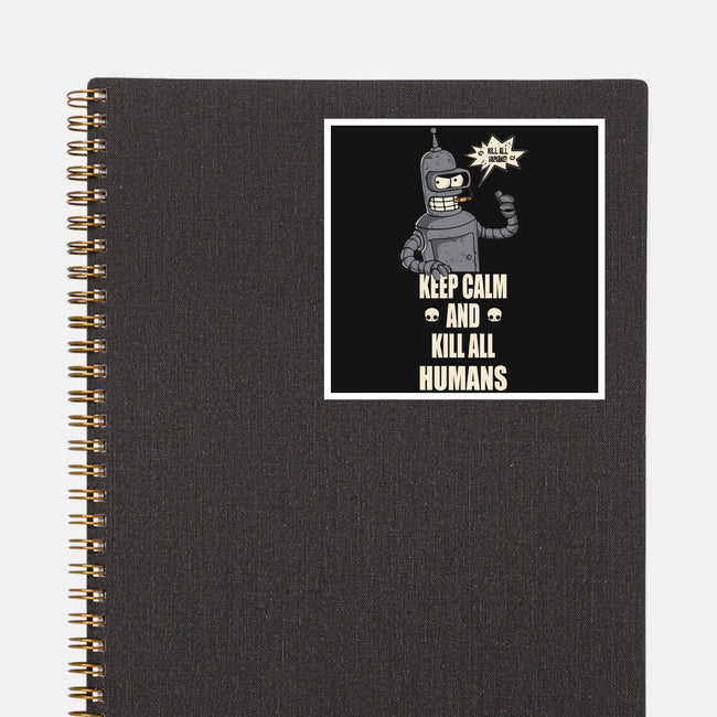 Calm And Kill-None-Glossy-Sticker-turborat14