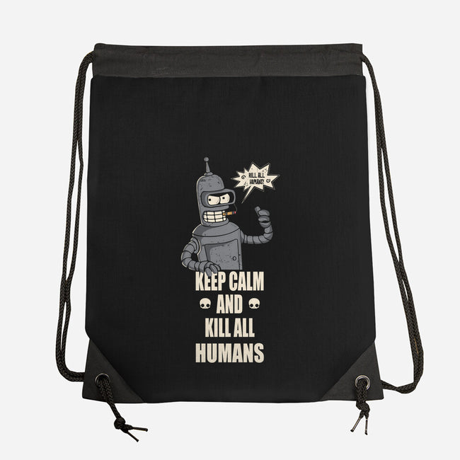 Calm And Kill-None-Drawstring-Bag-turborat14