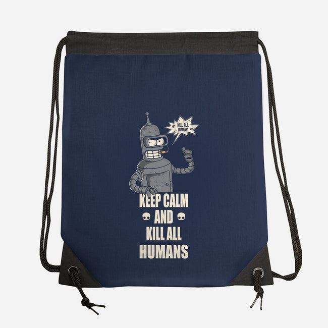 Calm And Kill-None-Drawstring-Bag-turborat14