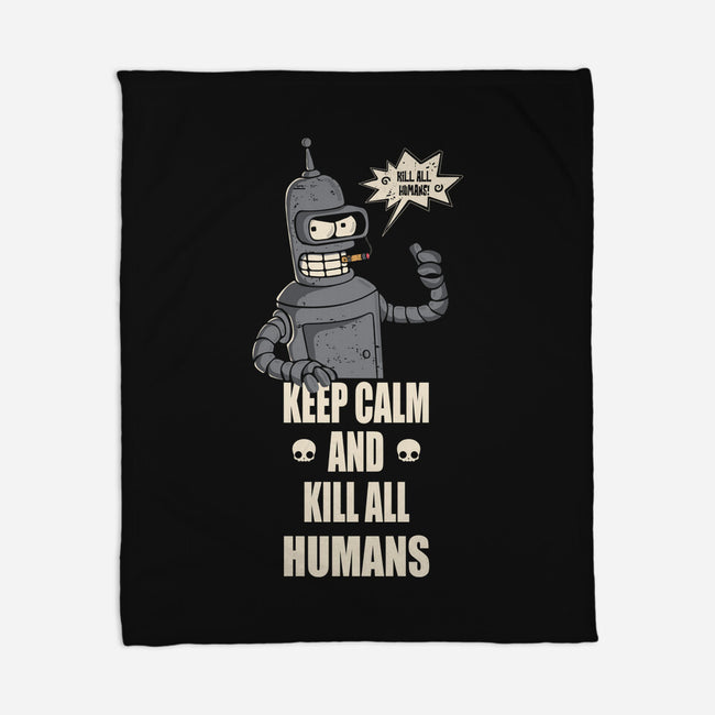 Calm And Kill-None-Fleece-Blanket-turborat14