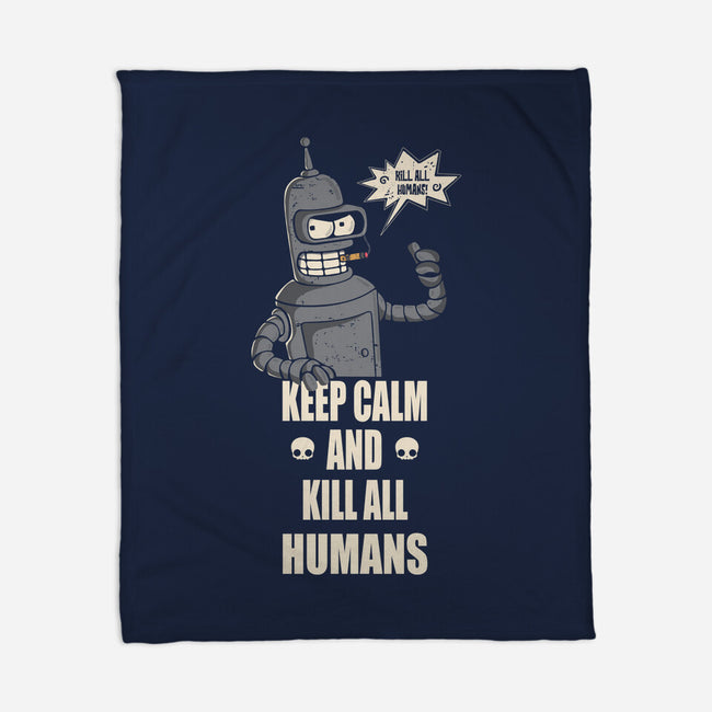 Calm And Kill-None-Fleece-Blanket-turborat14