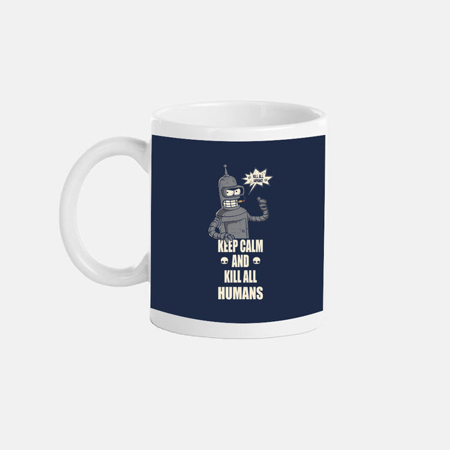 Calm And Kill-None-Mug-Drinkware-turborat14
