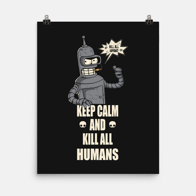 Calm And Kill-None-Matte-Poster-turborat14