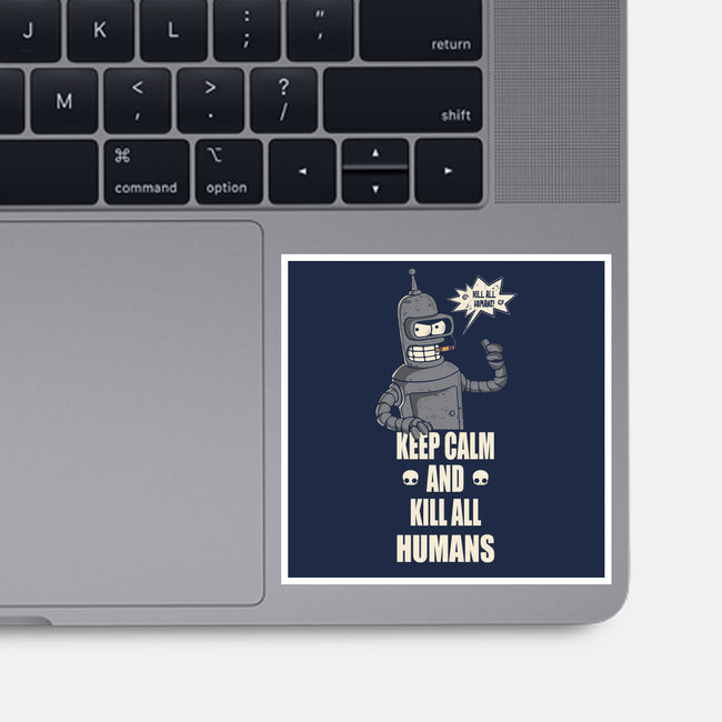 Calm And Kill-None-Glossy-Sticker-turborat14