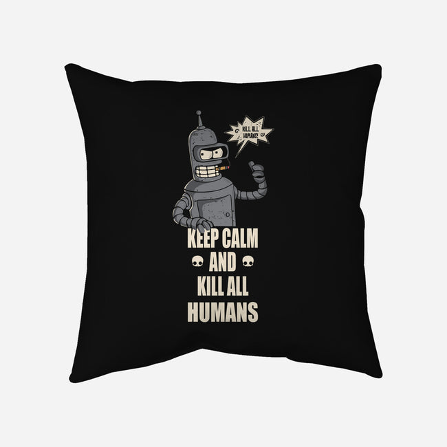 Calm And Kill-None-Removable Cover w Insert-Throw Pillow-turborat14
