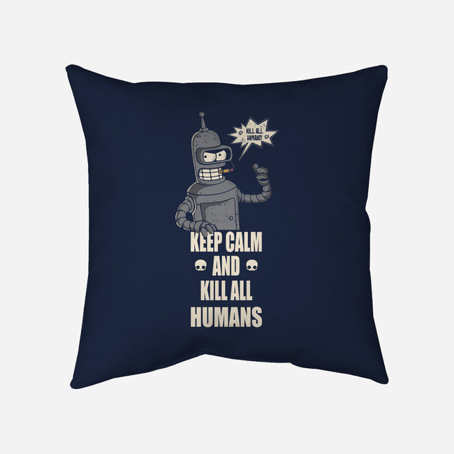 Calm And Kill-None-Removable Cover w Insert-Throw Pillow-turborat14