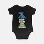 Keep Calm And Stay Weird-Baby-Basic-Onesie-turborat14