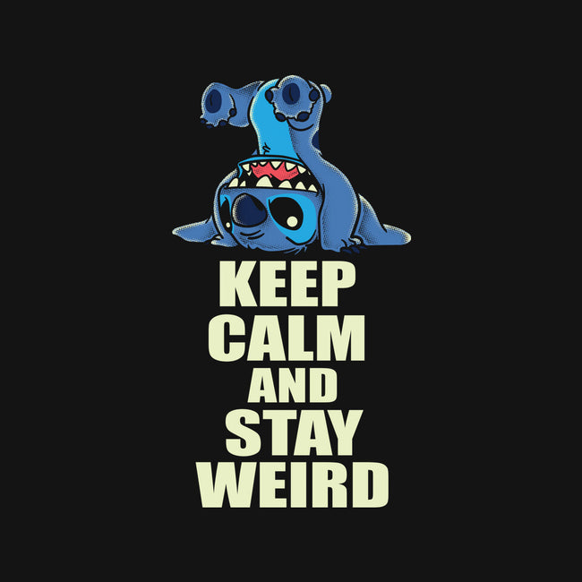 Keep Calm And Stay Weird-Mens-Basic-Tee-turborat14