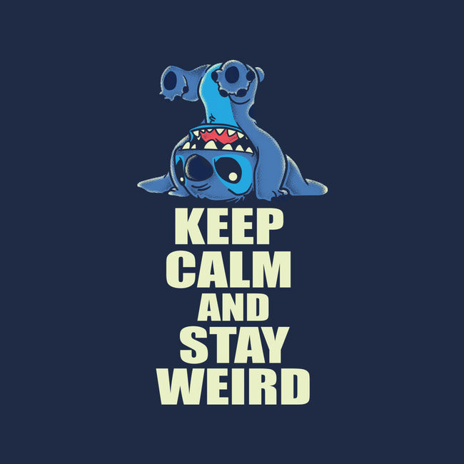 Keep Calm And Stay Weird-Mens-Basic-Tee-turborat14