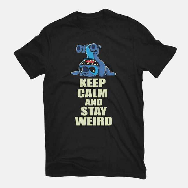 Keep Calm And Stay Weird-Mens-Basic-Tee-turborat14