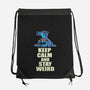 Keep Calm And Stay Weird-None-Drawstring-Bag-turborat14
