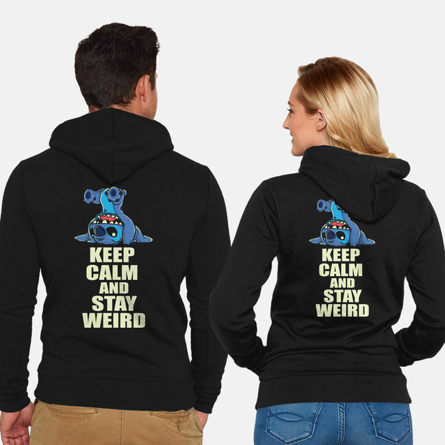 Keep Calm And Stay Weird-Unisex-Zip-Up-Sweatshirt-turborat14