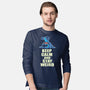 Keep Calm And Stay Weird-Mens-Long Sleeved-Tee-turborat14