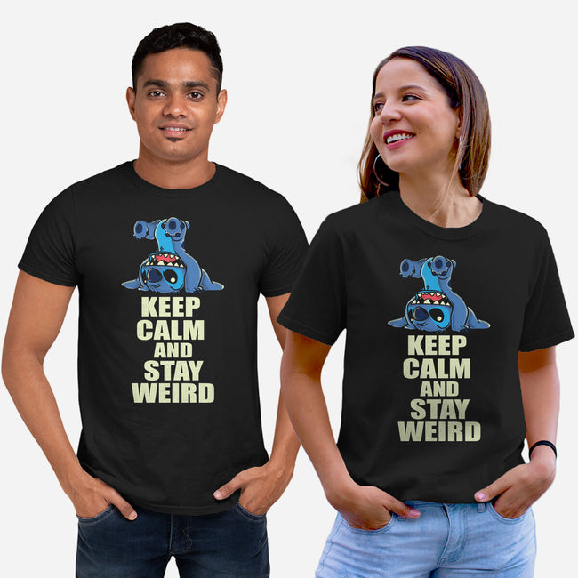 Keep Calm And Stay Weird-Unisex-Basic-Tee-turborat14