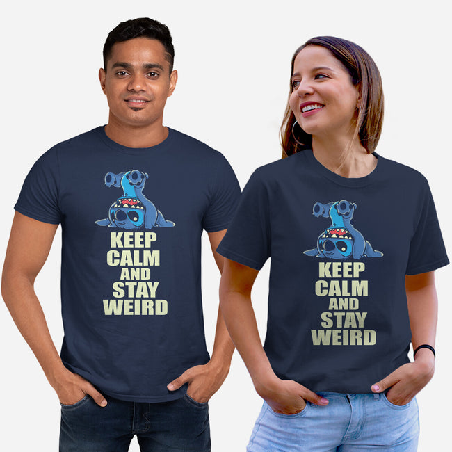 Keep Calm And Stay Weird-Unisex-Basic-Tee-turborat14