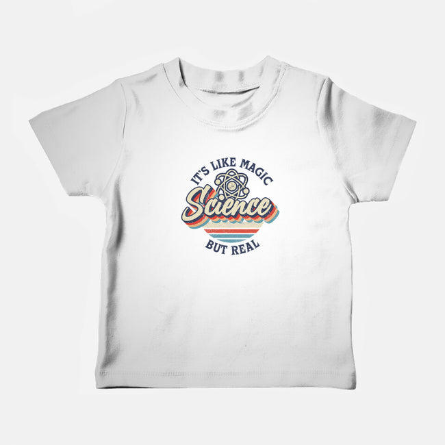 Science Magic Vintage-Baby-Basic-Tee-rocketman_art