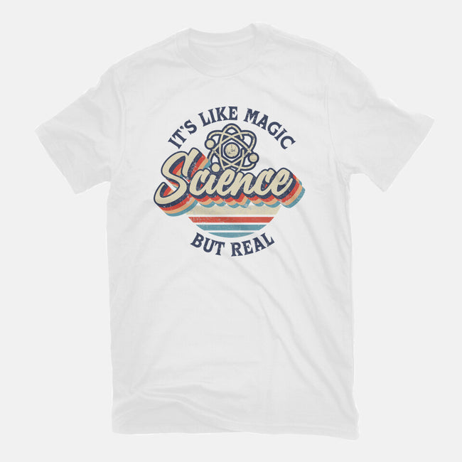 Science Magic Vintage-Unisex-Basic-Tee-rocketman_art