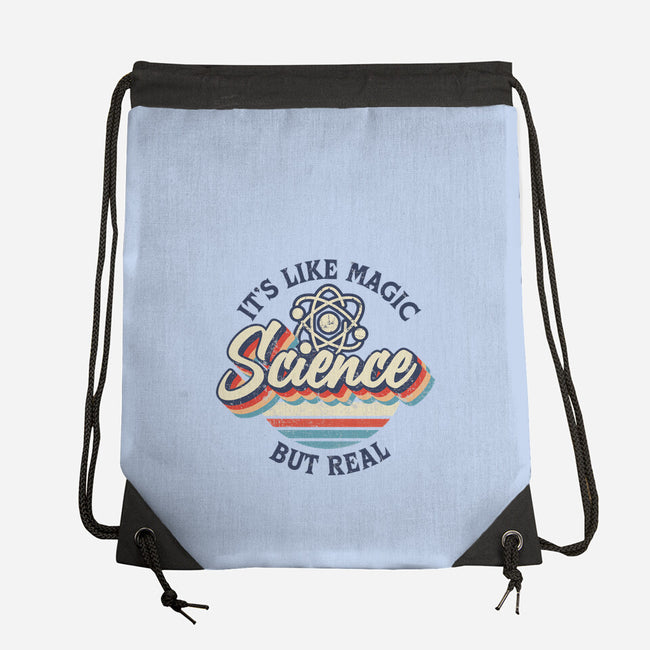 Science Magic Vintage-None-Drawstring-Bag-rocketman_art