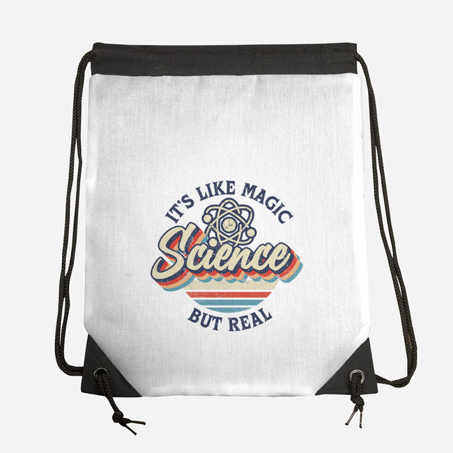 Science Magic Vintage-None-Drawstring-Bag-rocketman_art