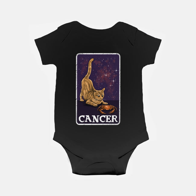 Cancer Cat-Baby-Basic-Onesie-zascanauta