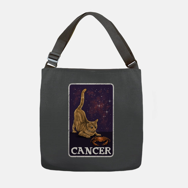 Cancer Cat-None-Adjustable Tote-Bag-zascanauta