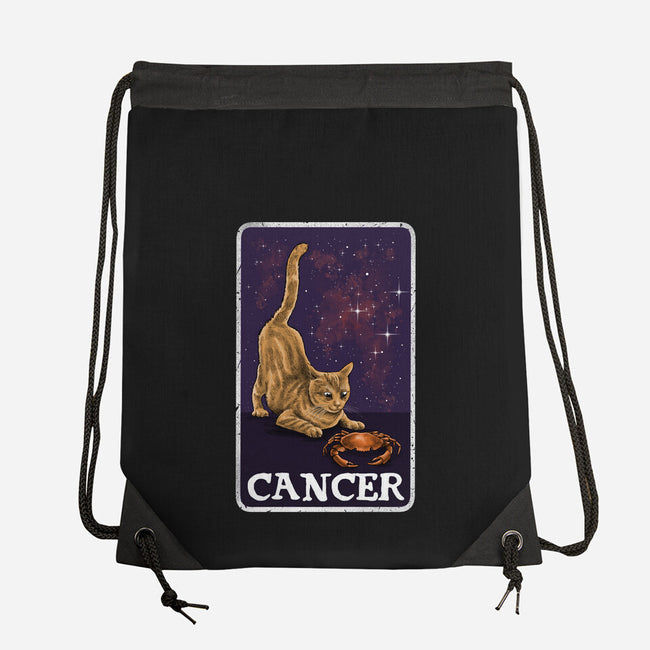 Cancer Cat-None-Drawstring-Bag-zascanauta